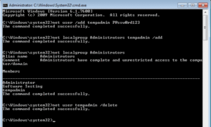 Creating and Removing Local Administrator Accounts in Windows – TechNotes